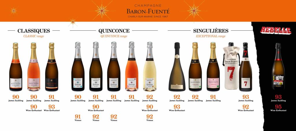 Récompenses Champagne Baron-Fuenté